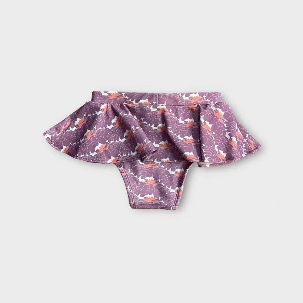 Kate Quinn Purple Floral Swim Bottom